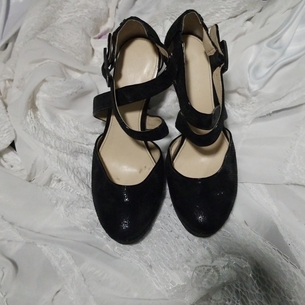 Calvin Klein platform pumps